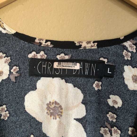 Christy Dawn Lottie night cosmo floral print maxi dress - Picture 10 of 10